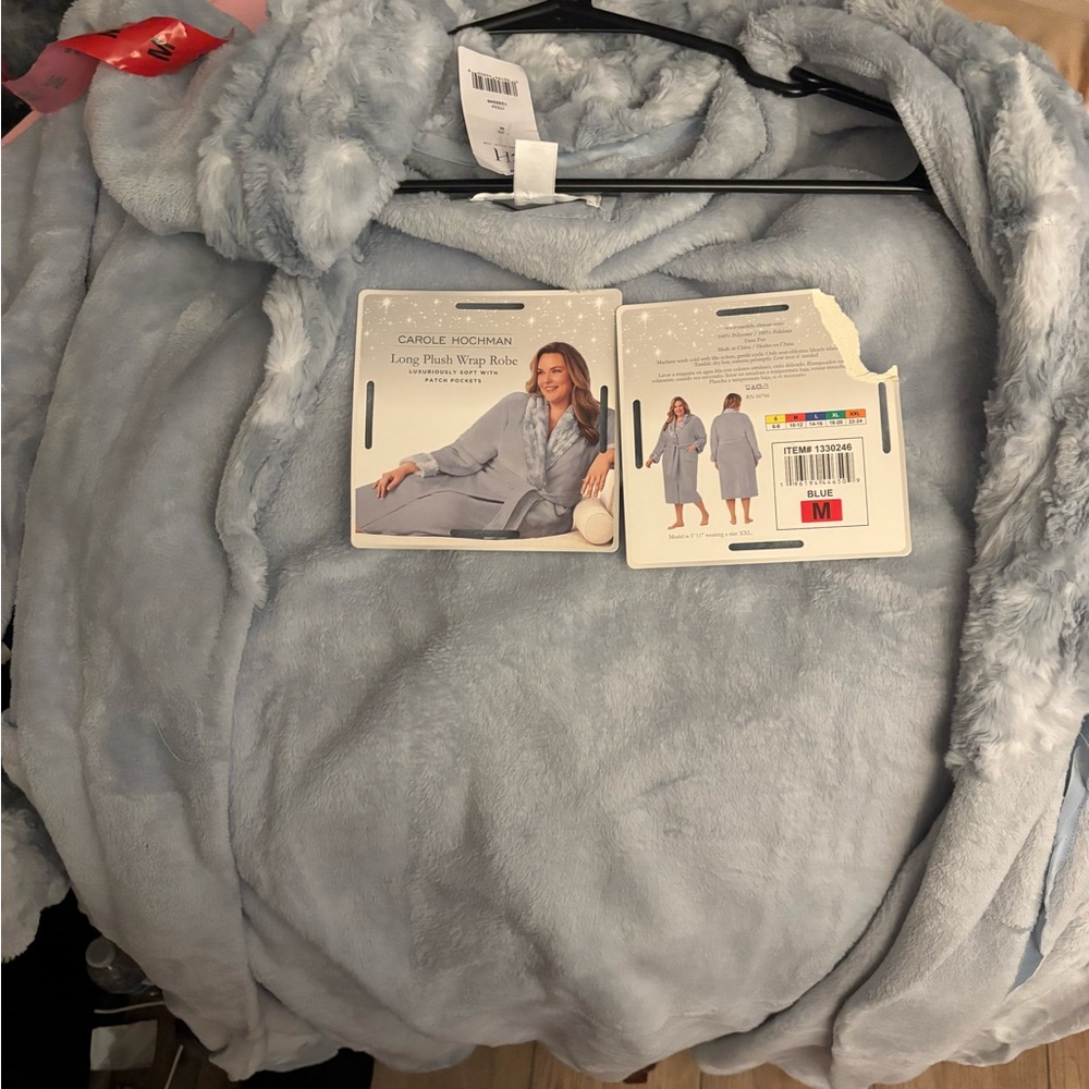 Midnight by Carole Hochman Women's Soft Blue Wrap